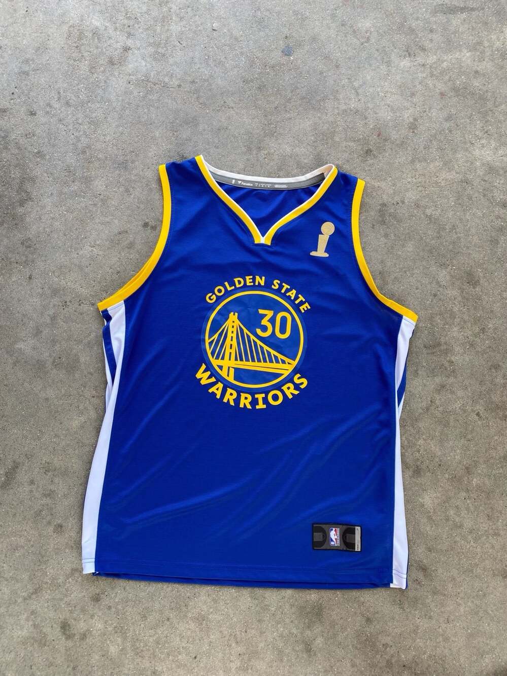 Fanatics Stephen Curry Golden State Warriors Blue FastBreak Jersey